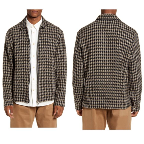 Nwt Wax London Witham Houndstooth Wool 